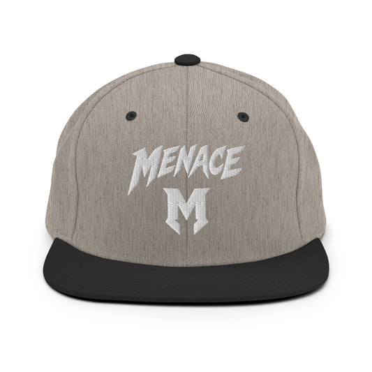 Snapback Hat | Mandan Menace | Crest Logo