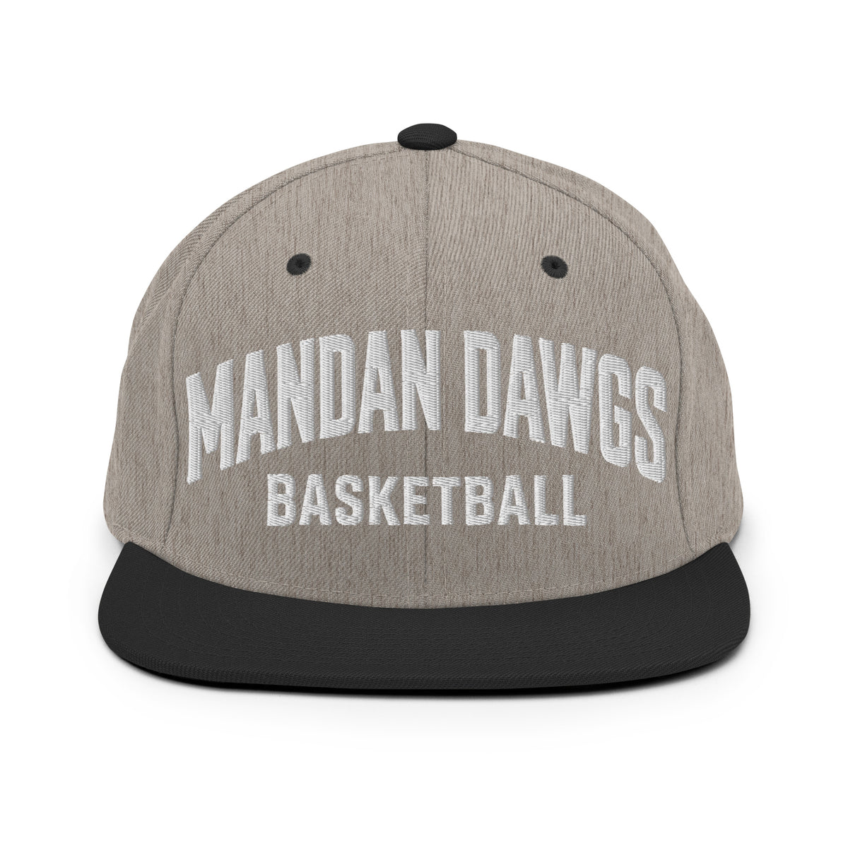 Snapback Hat | Mandan Dawgs Basketball | Crest Logo