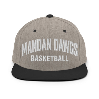 Snapback Hat | Mandan Dawgs Basketball | Crest Logo
