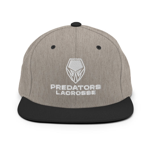 Snapback Hat | Predators Lacrosse | Crest Logo