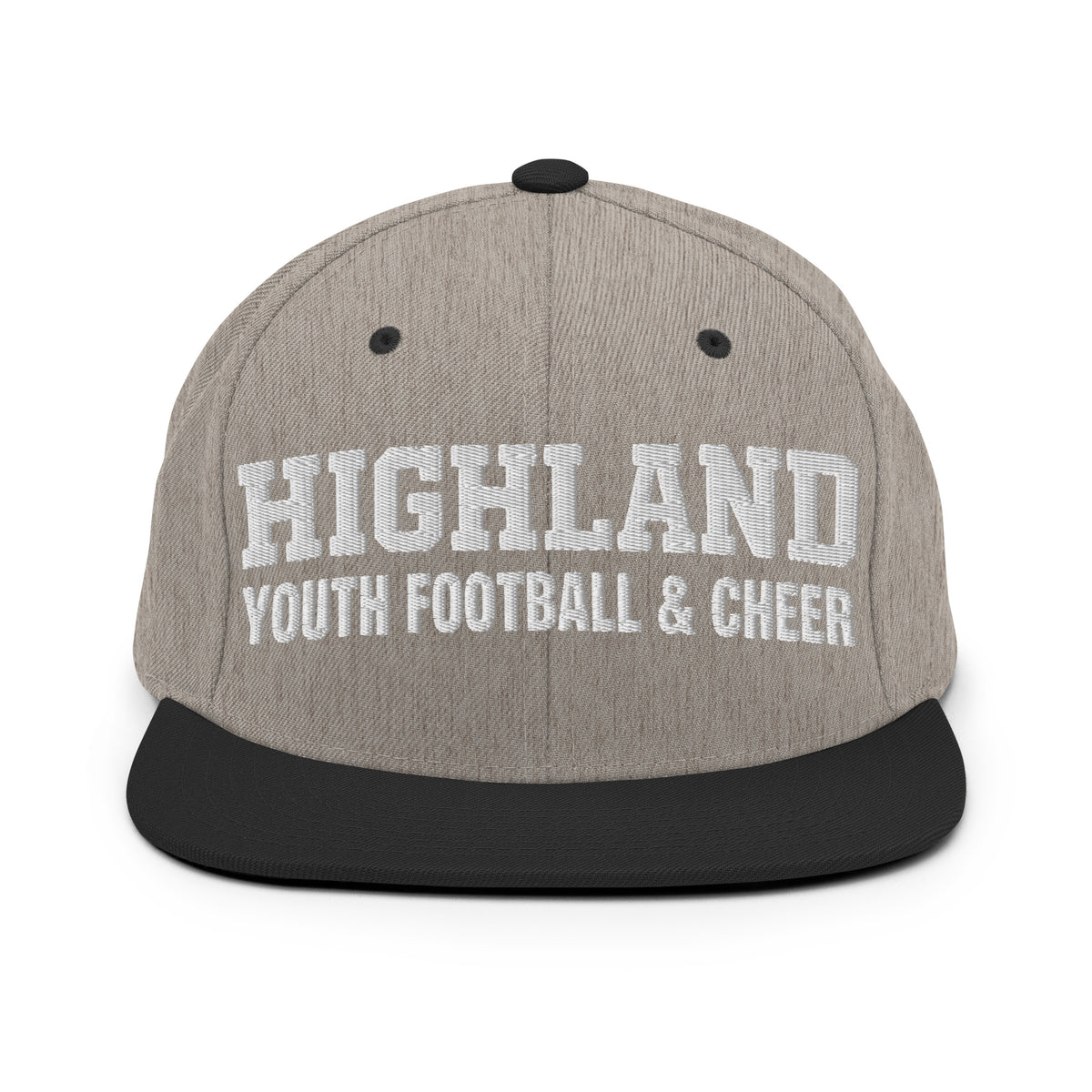 Snapback Hat | Highland youth football and cheer | Emblem Logo
