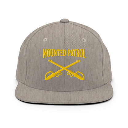 Snapback Hat | Metro Nashville Police Department Horse Mounted Patrol | Sabres Logo