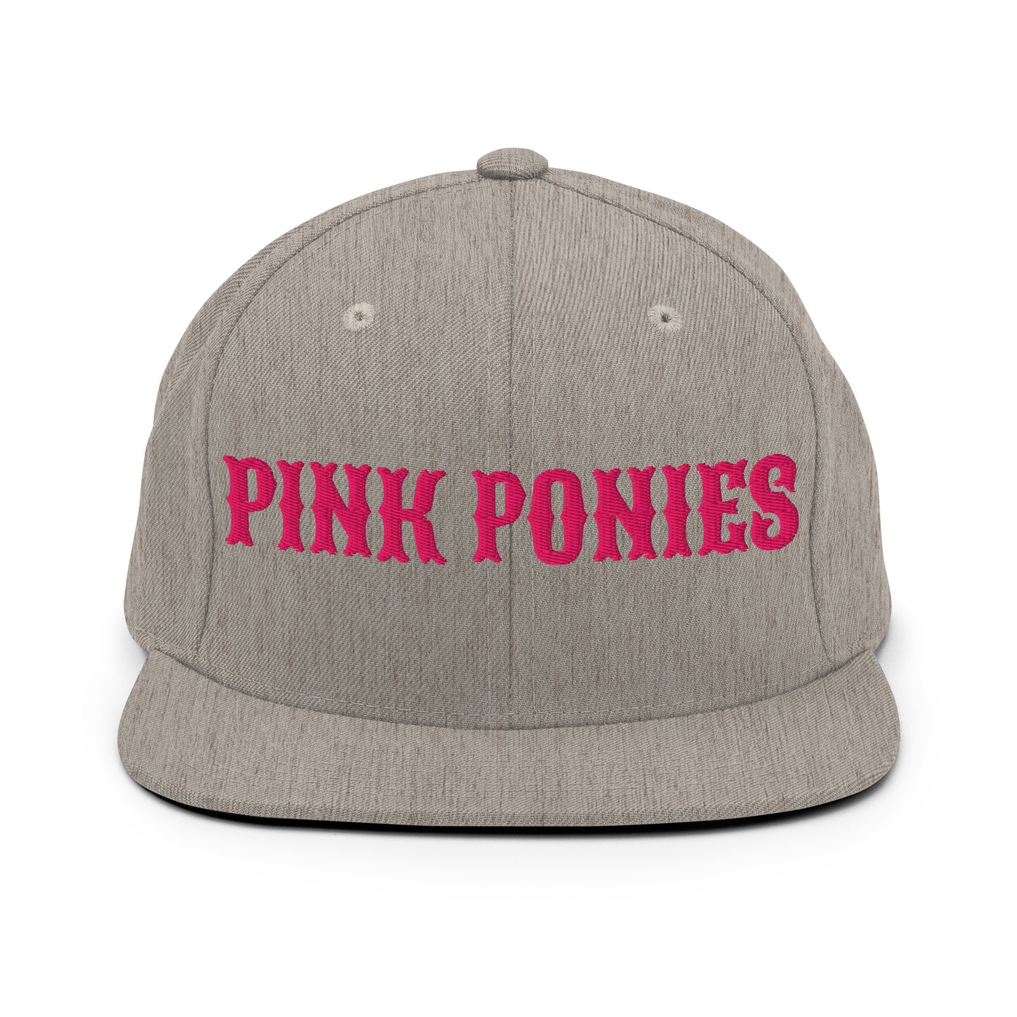 Snapback Hat | Pink Pony Athletic Club | Script Logo