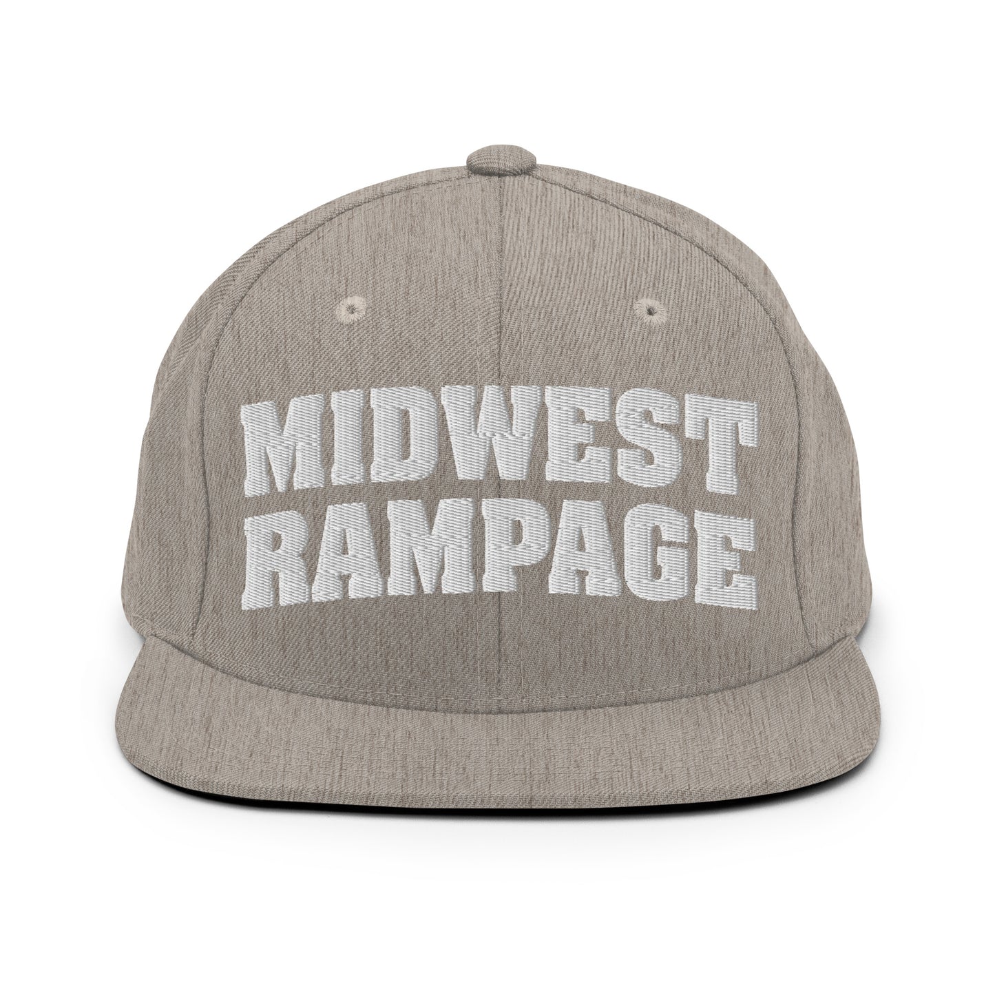 Snapback Hat | Midwest Rampage | Modern Script Logo