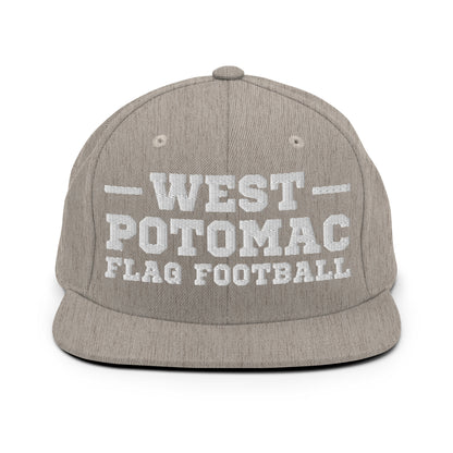 Snapback Hat | West Potomac Flag Football | Script Logo