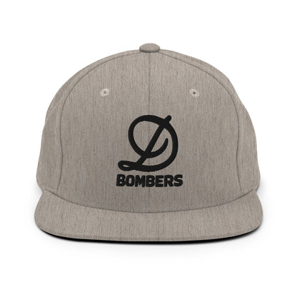 Snapback Hat | Diamond Bombers | Bomber Varsity - Black Logo