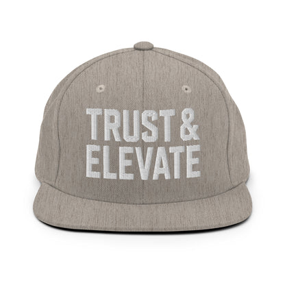 Snapback Hat | Trust & Elevate | Athletic Logo