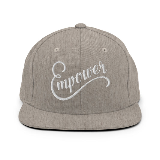Snapback Hat | Empower Volleyball Club | Emblem Logo