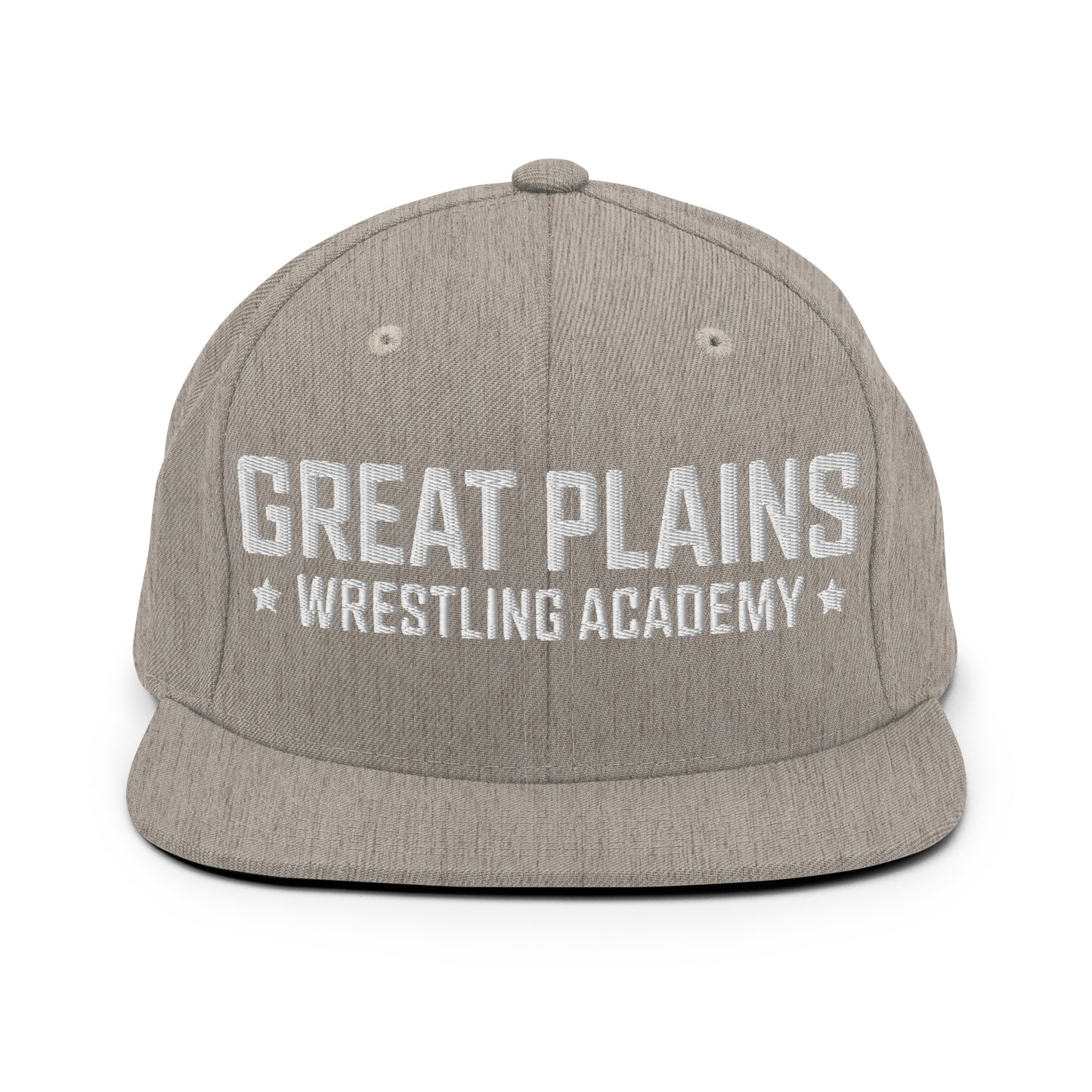 Snapback Hat | Great Plains Wrestling Academy | Script Logo