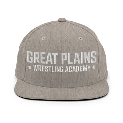 Snapback Hat | Great Plains Wrestling Academy | Script Logo