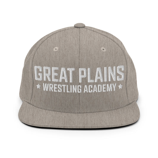 Snapback Hat | Great Plains Wrestling Academy | Script Logo
