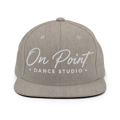 Snapback Hat | On Point Dance Studio | Modern Script Logo