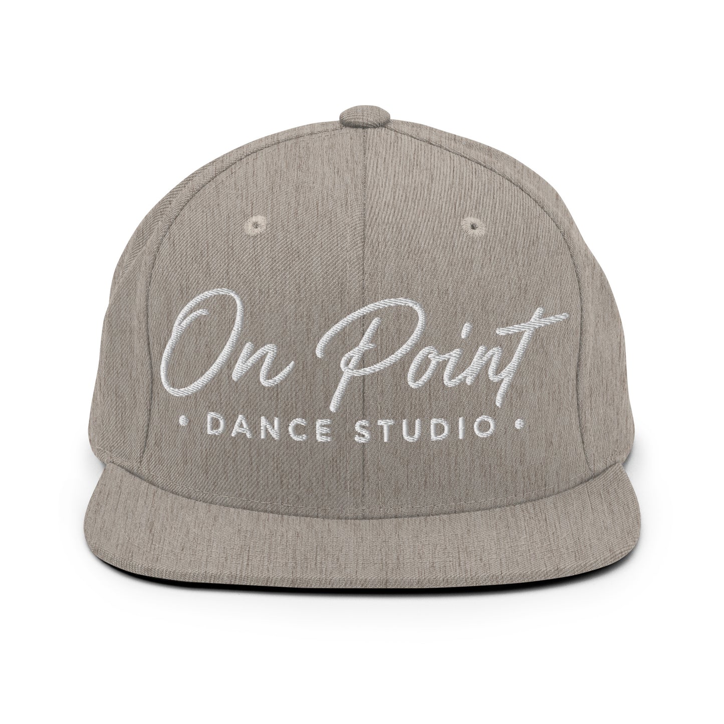 Snapback Hat | On Point Dance Studio | Modern Script Logo