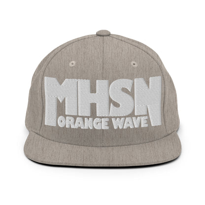 Snapback Hat | Orange Wave Marching Band | Crest (Variant) Logo