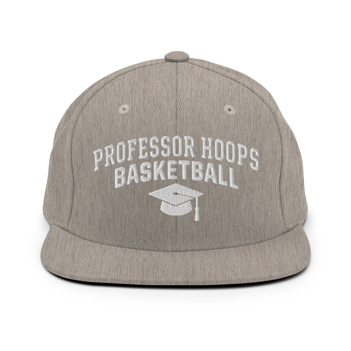 Snapback Hat | Professor Hoops Basketball | Modern Script Logo