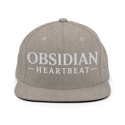 Snapback Hat | Obsidian Heartbeat | Pulse Athletics Logo