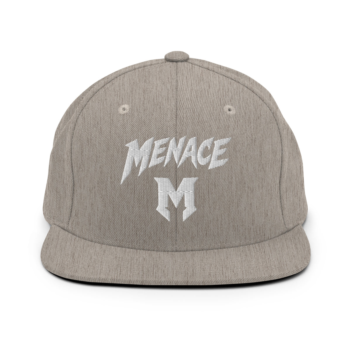 Snapback Hat | Mandan Menace | Crest Logo