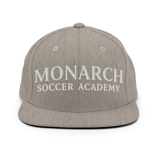 Snapback Hat | Monarch Soccer Academy | Shield Logo