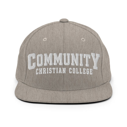 Snapback Hat | Community Christian College | Vanguard Athletic Logo