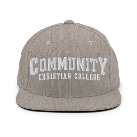 Snapback Hat | Community Christian College | Vanguard Athletic Logo