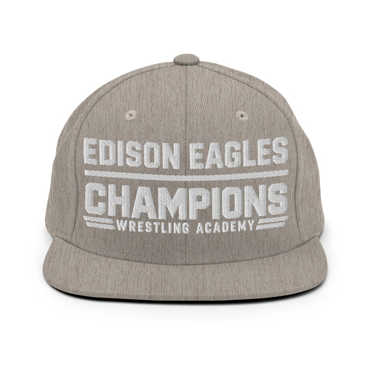 Snapback Hat | Edison Eagles/CWA Wrestling | Crest Logo