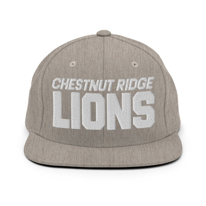 Snapback Hat | Chestnut Ridge Lions Football | Script Logo