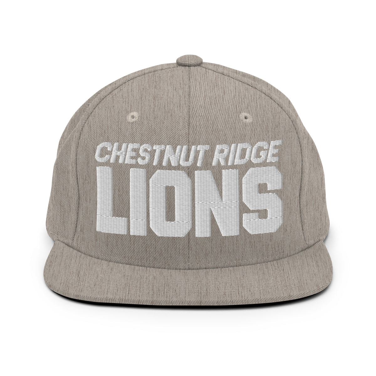 Snapback Hat | Chestnut Ridge Lions Football | Script Logo