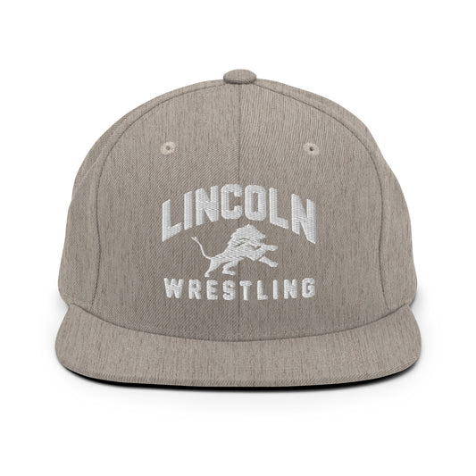 Snapback Hat | Lincoln High School | Emblem Logo