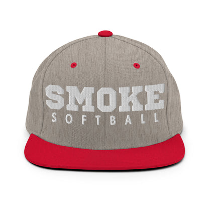 Snapback Hat | Smoke 14U Softball | Modern Script Logo