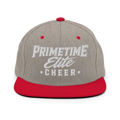 Snapback Hat | PTE Bulldog Cheer | Script Logo
