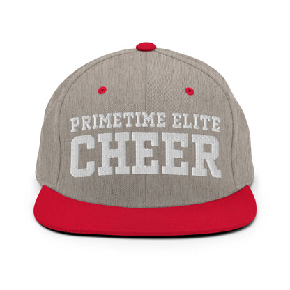 Snapback Hat | PTE Bulldog Cheer | Crest Logo