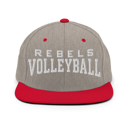 Snapback Hat | Rebels Volleyball Club | Modern Script Logo