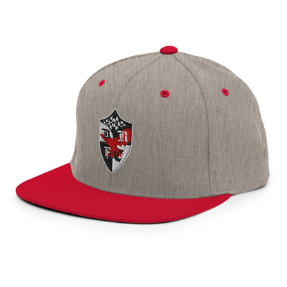 Snapback Hat | Bard College Rugby Football Club | Raptor Logo