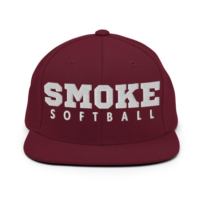 Snapback Hat | Smoke 14U Softball | Modern Script Logo