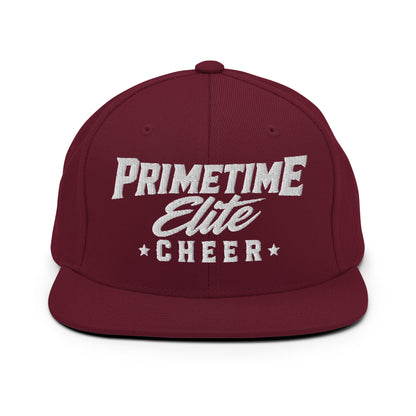 Snapback Hat | PTE Bulldog Cheer | Script Logo