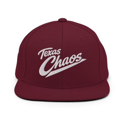 Snapback Hat | Texas Chaos | Crest Logo