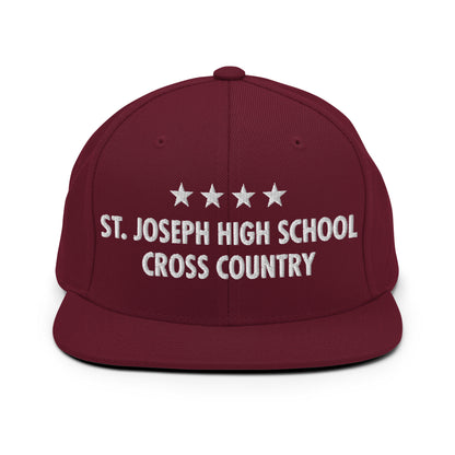 Snapback Hat | St. Joseph High School - Cross Country | Vanguard Logo