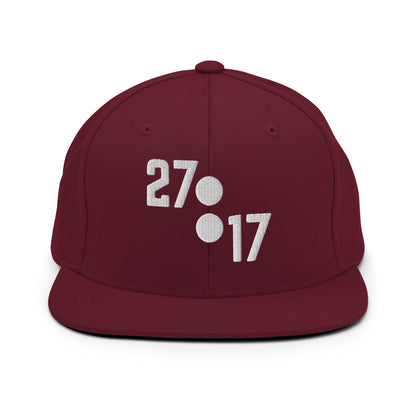 Snapback Hat | 27:17 | Emblem Logo