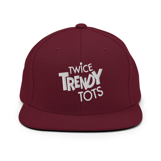 Snapback Hat | Twice Trendy Tots | Crest Logo