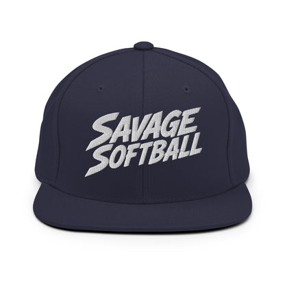 Snapback Hat | Savage Softball | Mascot Logo