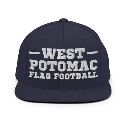 Snapback Hat | West Potomac Flag Football | Script Logo