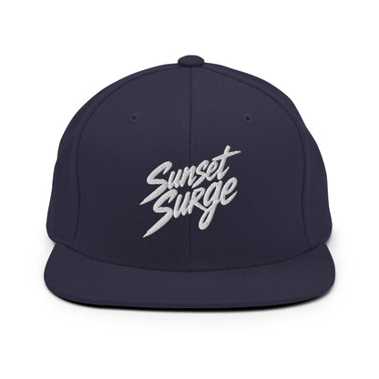 Snapback Hat | Sunset Surge All-Star Cheerleading | Neon Palm Cheer Logo