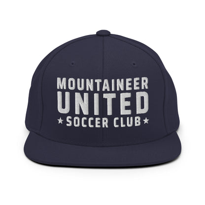 Snapback Hat | Mountaineer United Soccer Club | Alpine Crest Logo