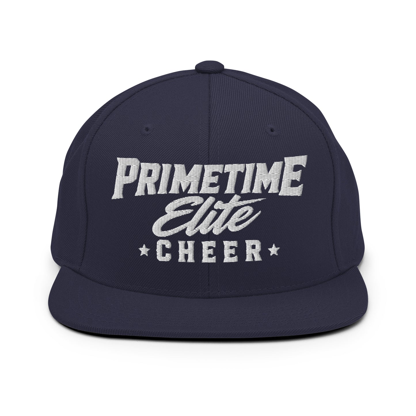 Snapback Hat | PTE Bulldog Cheer | Script Logo