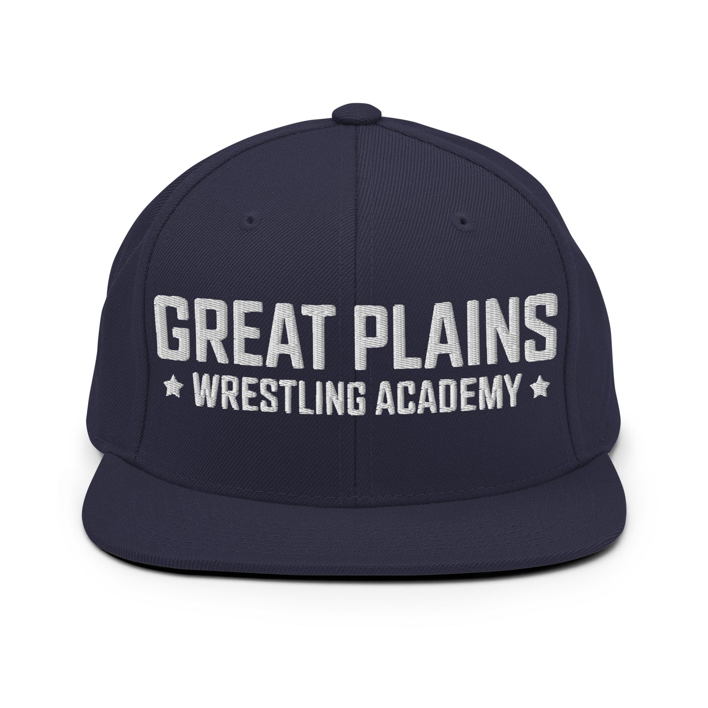 Snapback Hat | Great Plains Wrestling Academy | Script Logo