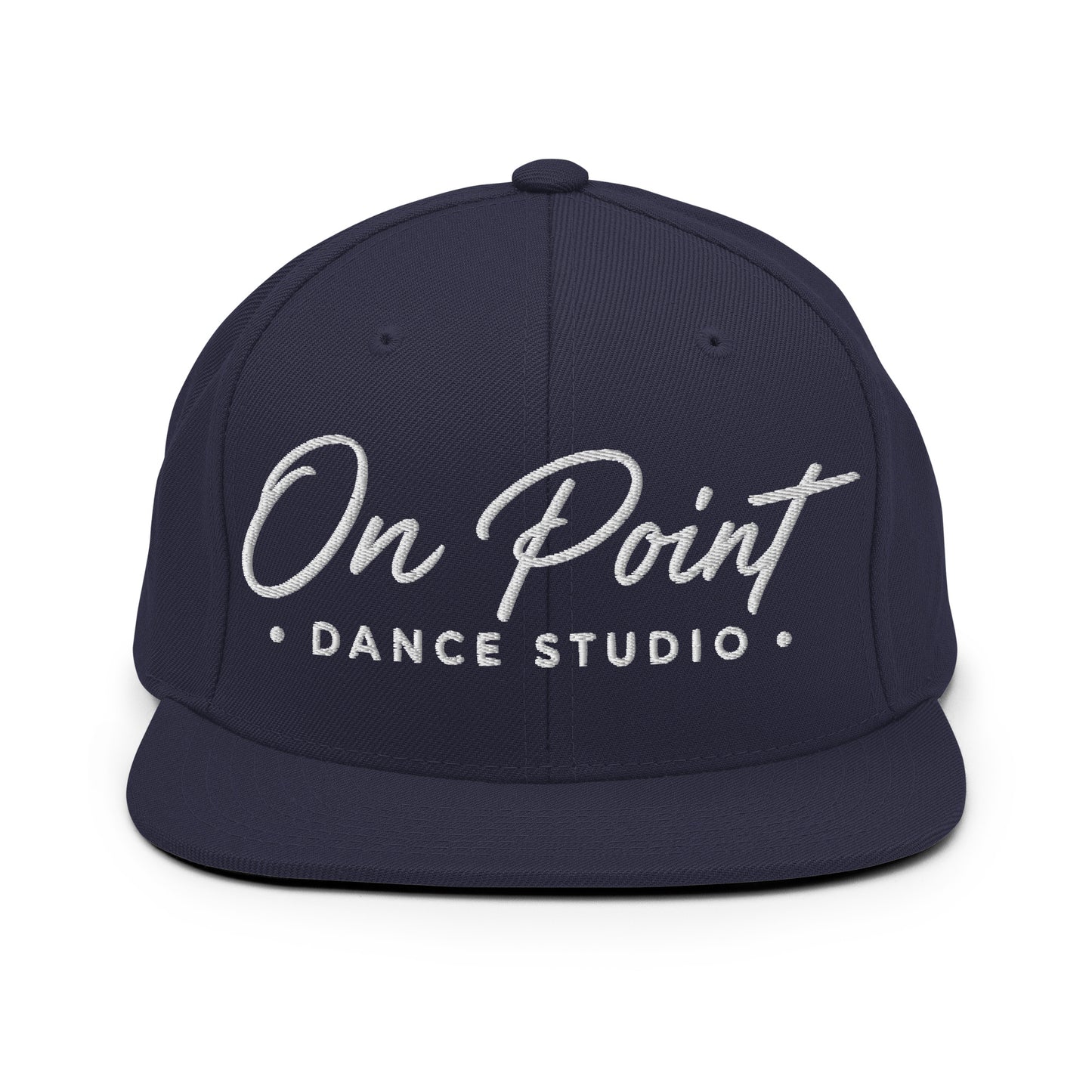 Snapback Hat | On Point Dance Studio | Modern Script Logo