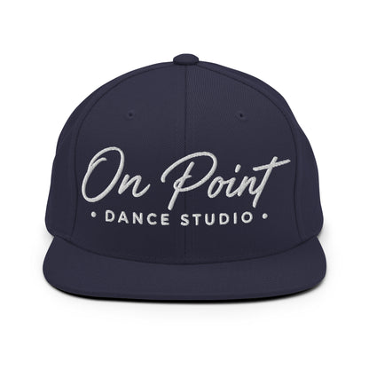 Snapback Hat | On Point Dance Studio | Modern Script Logo
