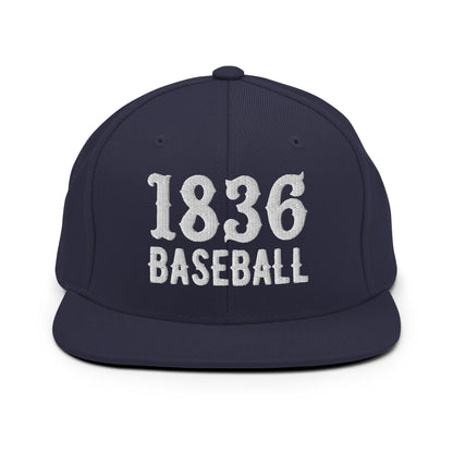 Snapback Hat | 1836 Volunteers Baseball | Modern Script Logo