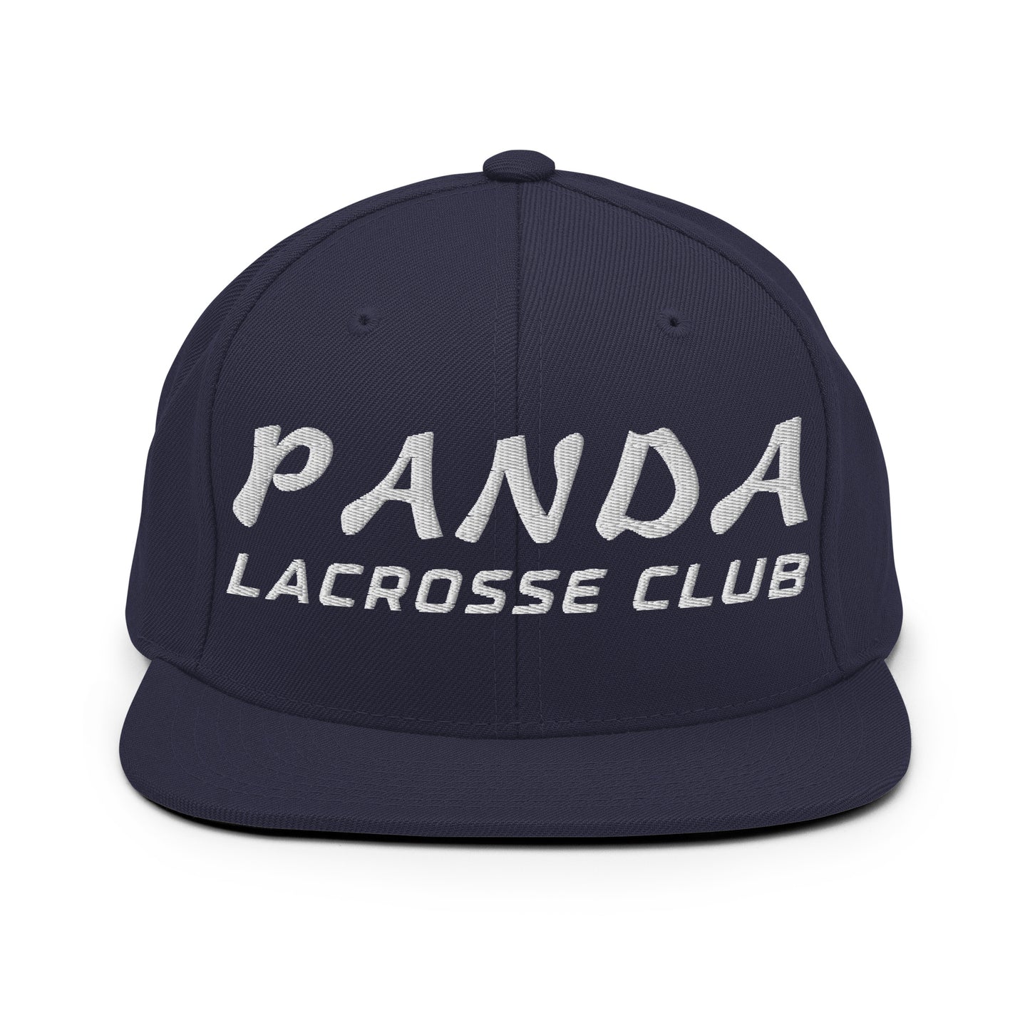 Snapback Hat | Panda Lacrosse Club | Crest Logo