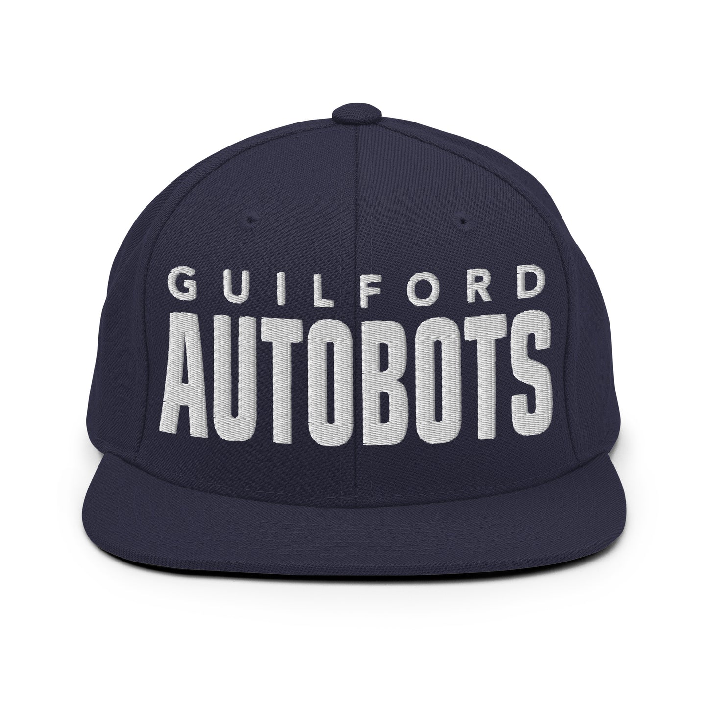 Snapback Hat | Guilford Autobots | Modern Script Logo
